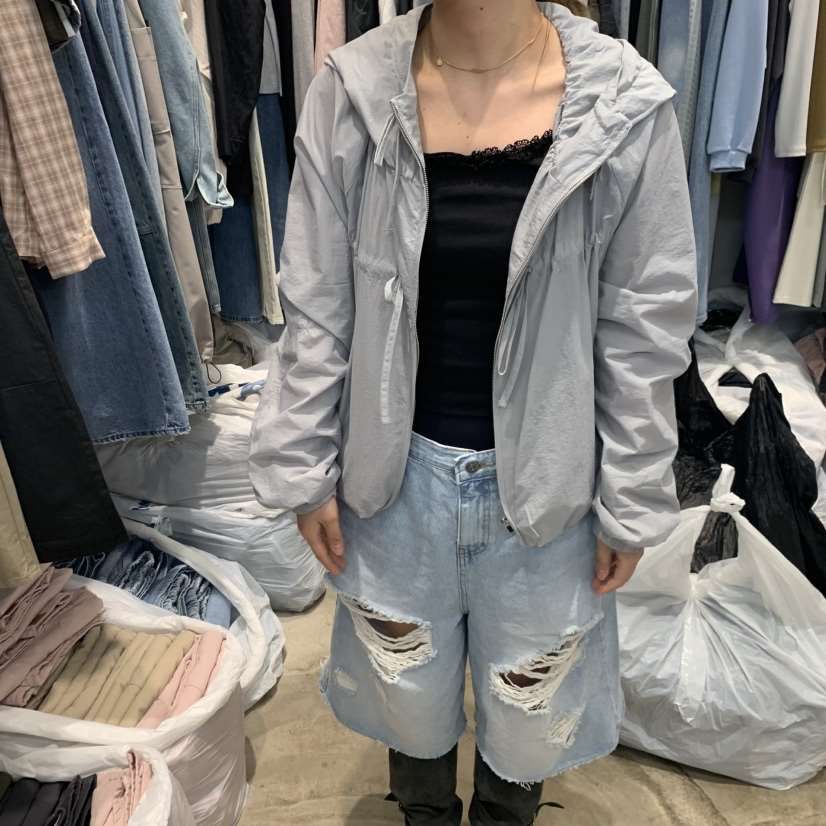 ALMOND PEPE東大門代購女裝新品26春夏時尚熱賣夾克連帽ALMOND PEPE夾克