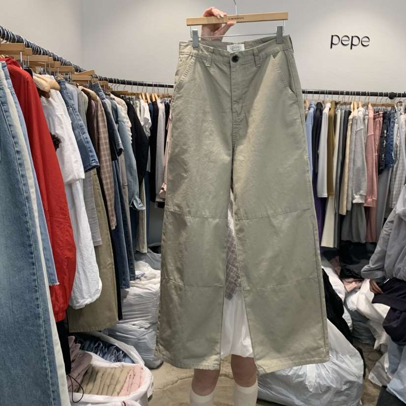 ALMOND PEPE韓國代購女士新品熱賣真品休閑26春夏休閑褲ALMOND PEPE休閑褲
