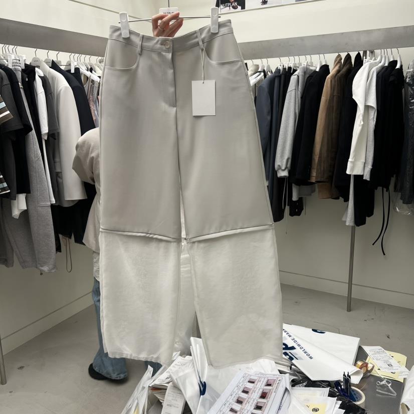 NUTPLAN東大門實拍女裝新品熱賣人氣時尚真品休閑褲假兩件NUTPLAN休閑褲