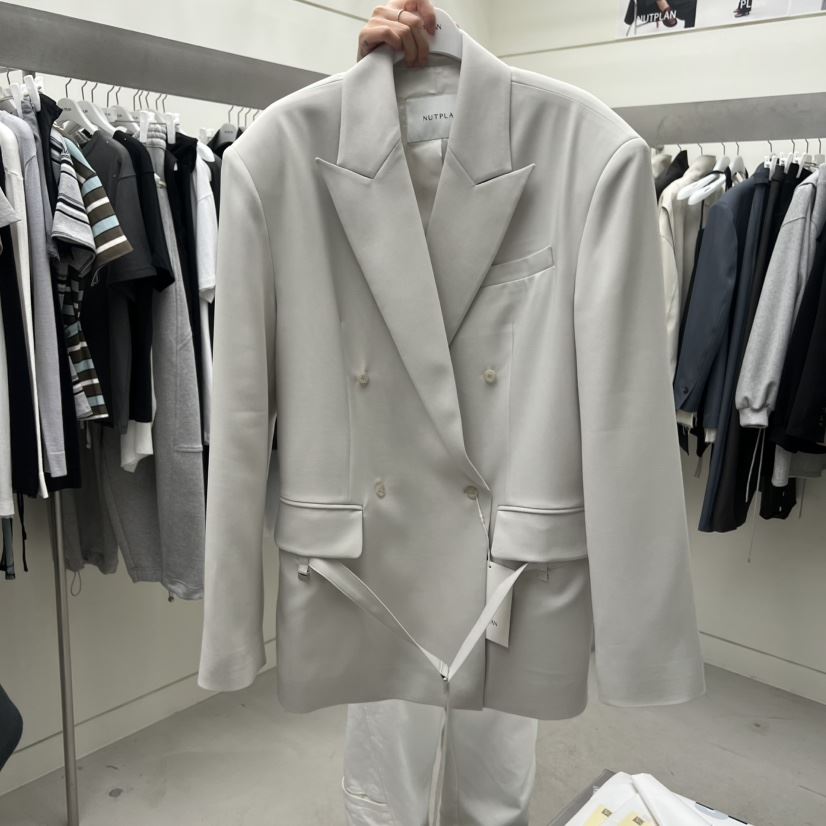 NUTPLAN韓國代購女士新品熱賣休閑時尚推薦職業夾克含腰繩NUTPLAN夾克