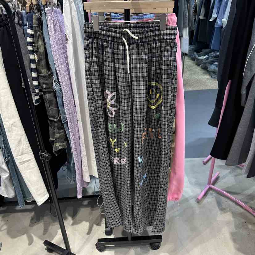 ANNA-P東大門代購女士新品時尚休閑熱賣職業推薦休閑褲格子ANNA-P休閑褲