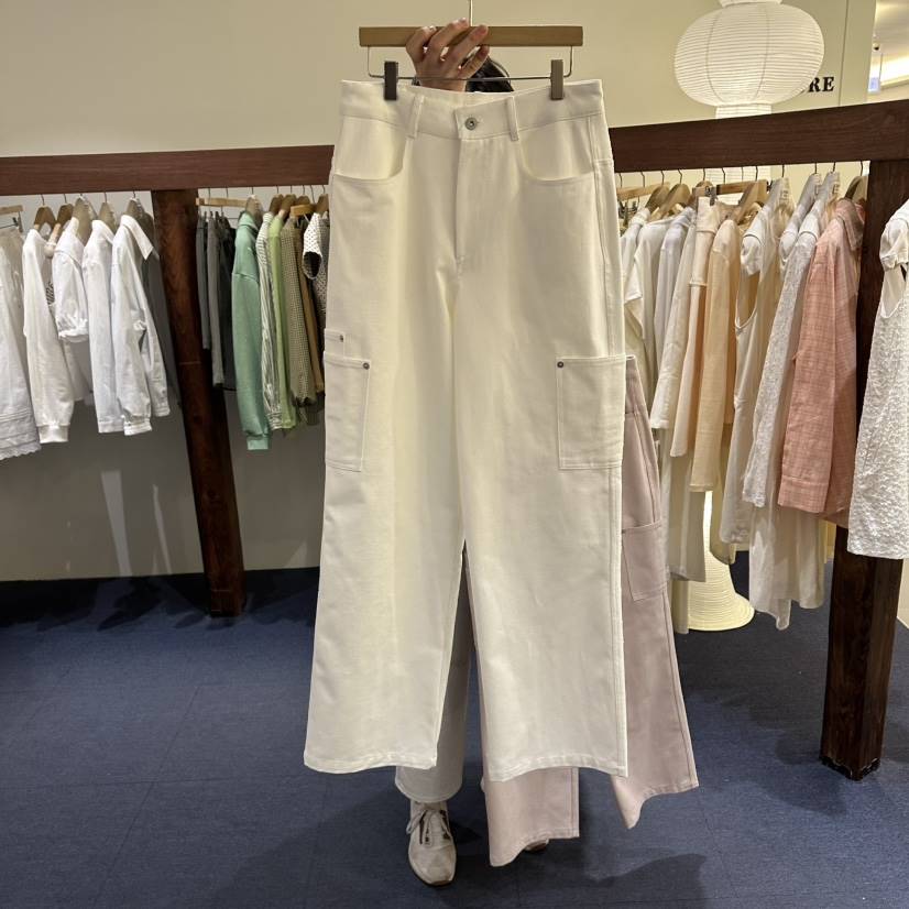 FURE東大門直郵女士新品職業時尚熱賣推薦休閑褲口袋棉質FURE休閑褲