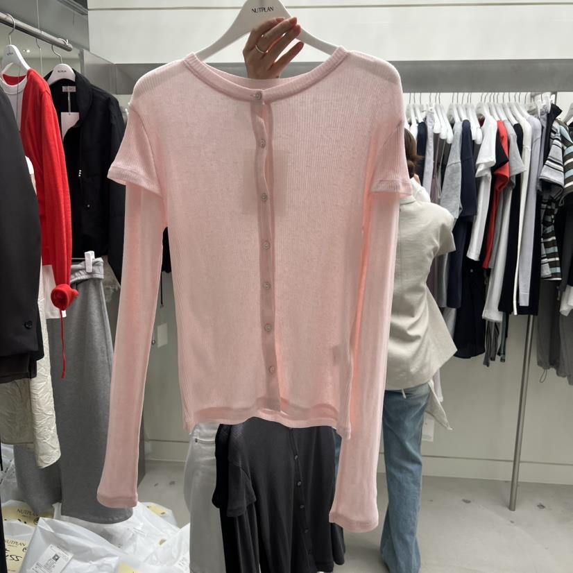 NUTPLAN東大門直郵女士新品時尚休閑26春夏長袖T恤假兩件NUTPLAN長袖T恤