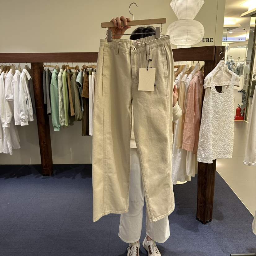 FURE東大門代購女裝新款時尚熱賣26春夏真品推薦休閑褲純棉FURE休閑褲
