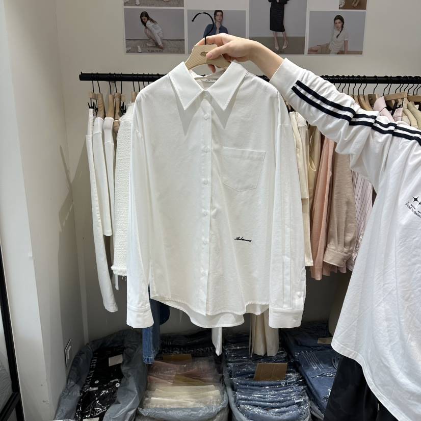 aube nunt韓國代購女裝新款休閑推薦時尚熱賣襯衫蕾絲衫aube nunt襯衫/蕾絲衫