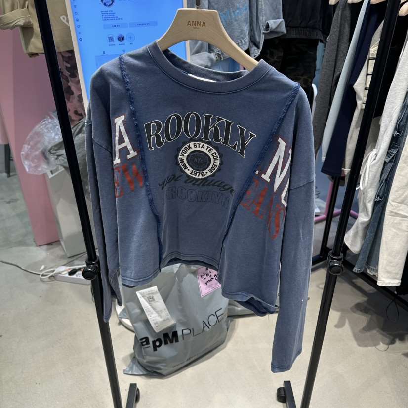 ANNA-P東大門直郵女裝新品人氣熱賣推薦26春夏職業長袖T恤ANNA-P長袖T恤