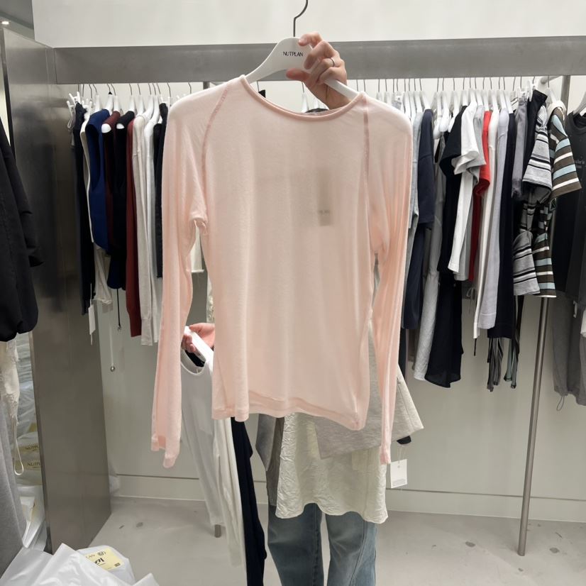 NUTPLAN韓國直郵女裝新款休閑推薦熱賣26春夏時尚長袖T恤NUTPLAN長袖T恤
