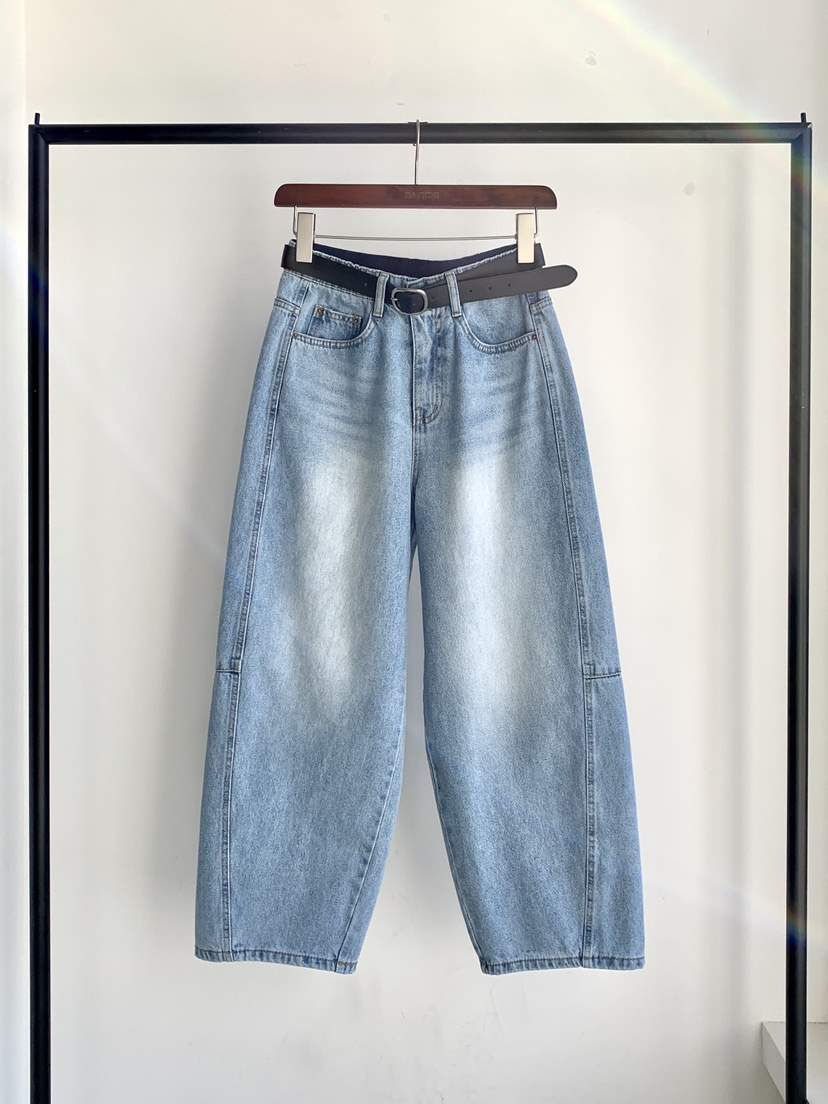DAVICHI/D.SECOND韓國代購女士新品推薦牛仔褲含隨機腰帶DAVICHI/D.SECOND牛仔褲