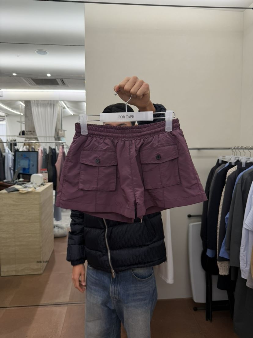FOR TAPE韓國直郵女士新品推薦人氣休閑時尚真品短褲口袋FOR TAPE短褲