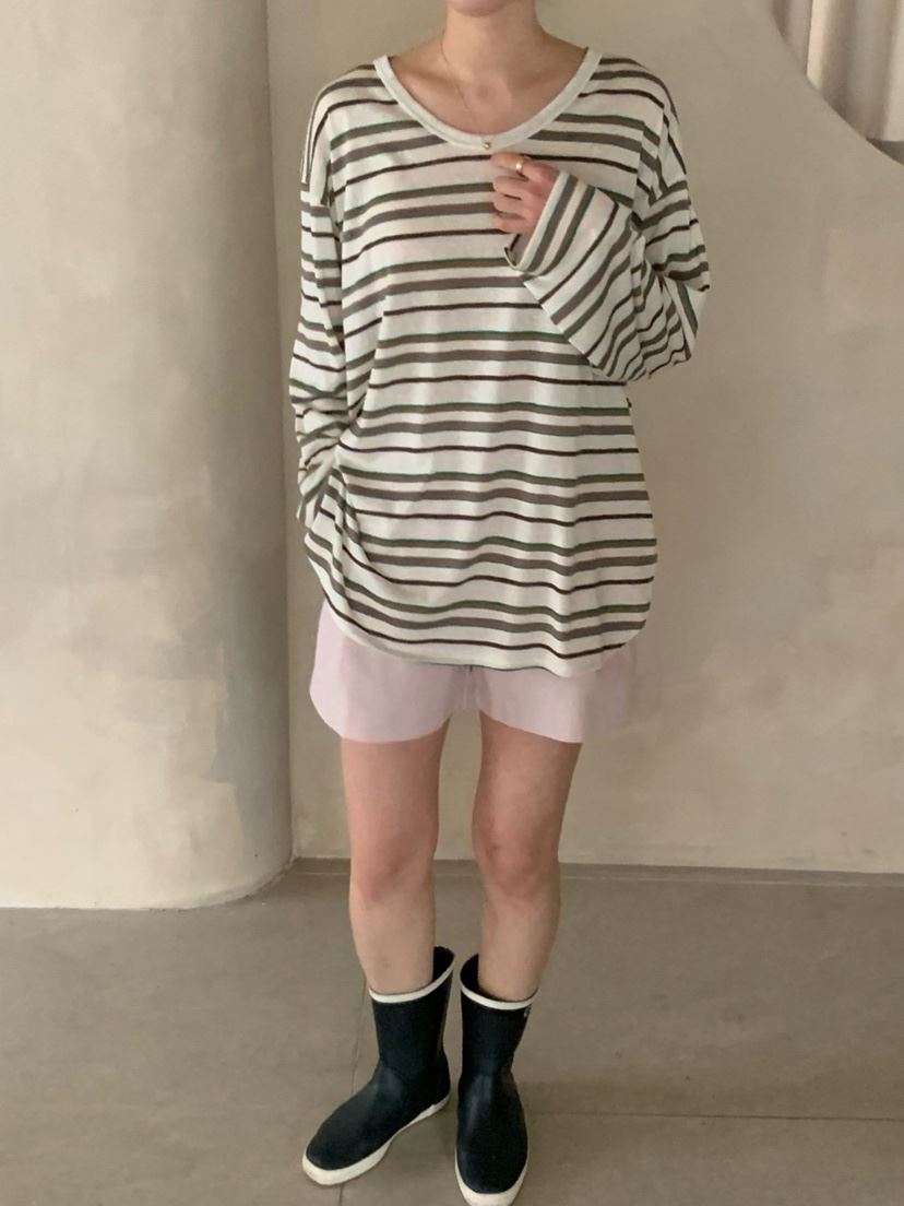 COBALT BLUE東大門實拍女士新品時尚人氣26春夏真品長袖T恤COBALT BLUE長袖T恤