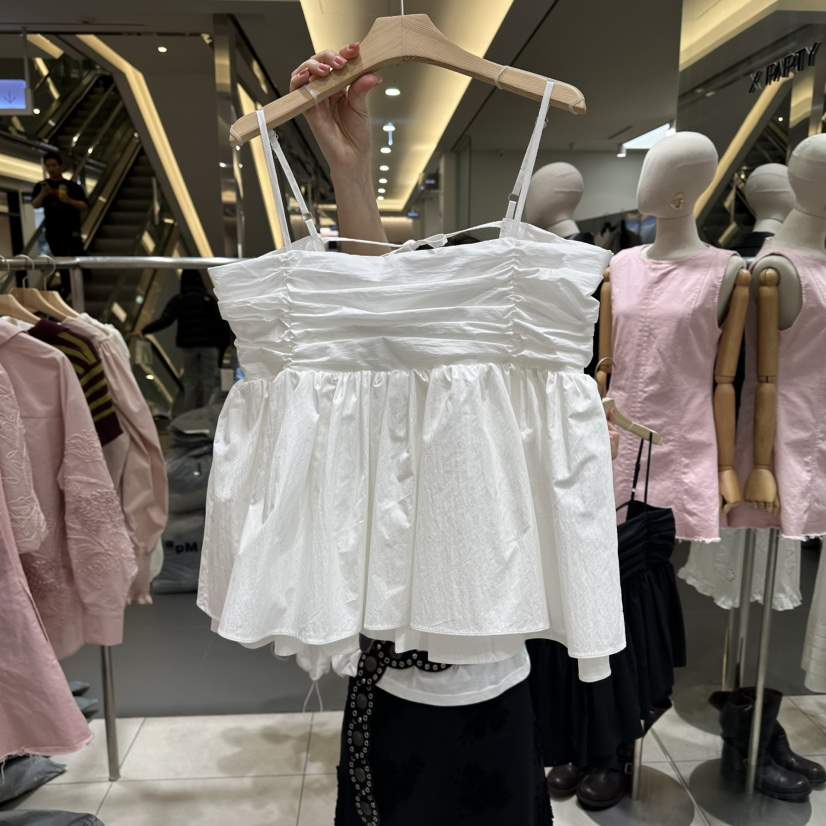 XPARTY東大門實拍女裝新款休閑時尚真品職業熱賣吊帶背心XPARTY吊帶/背心