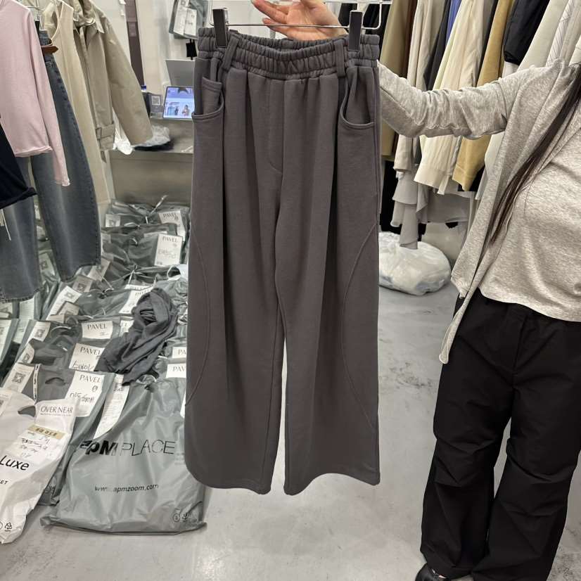 PAVEL東大門直郵女裝新品26春夏職業時尚休閑人氣休閑褲系帶PAVEL休閑褲