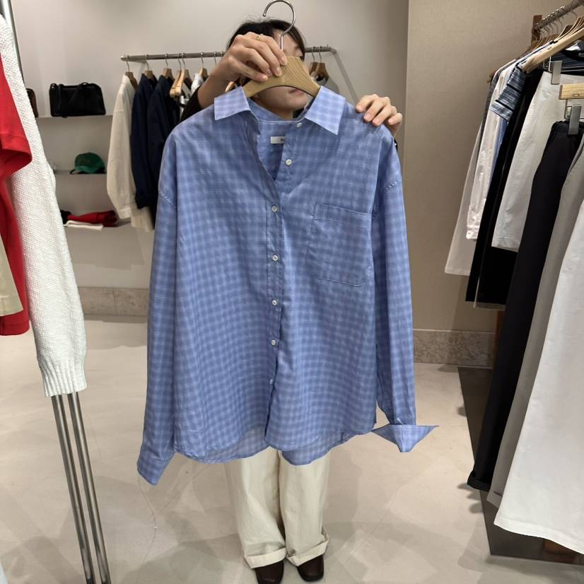 ANDMORE BUTTON東大門代購女裝新款26春夏時尚襯衫蕾絲衫ANDMORE BUTTON襯衫/蕾絲衫