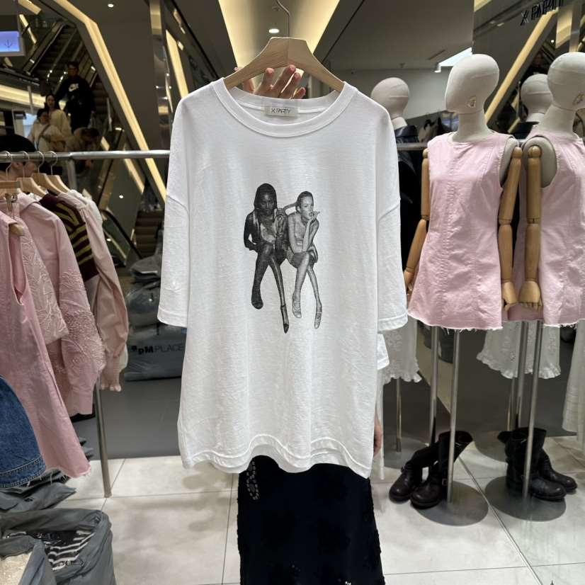 XPARTY韓國代購女士新款熱賣推薦時尚休閑人氣真品26春夏T恤XPARTYT恤