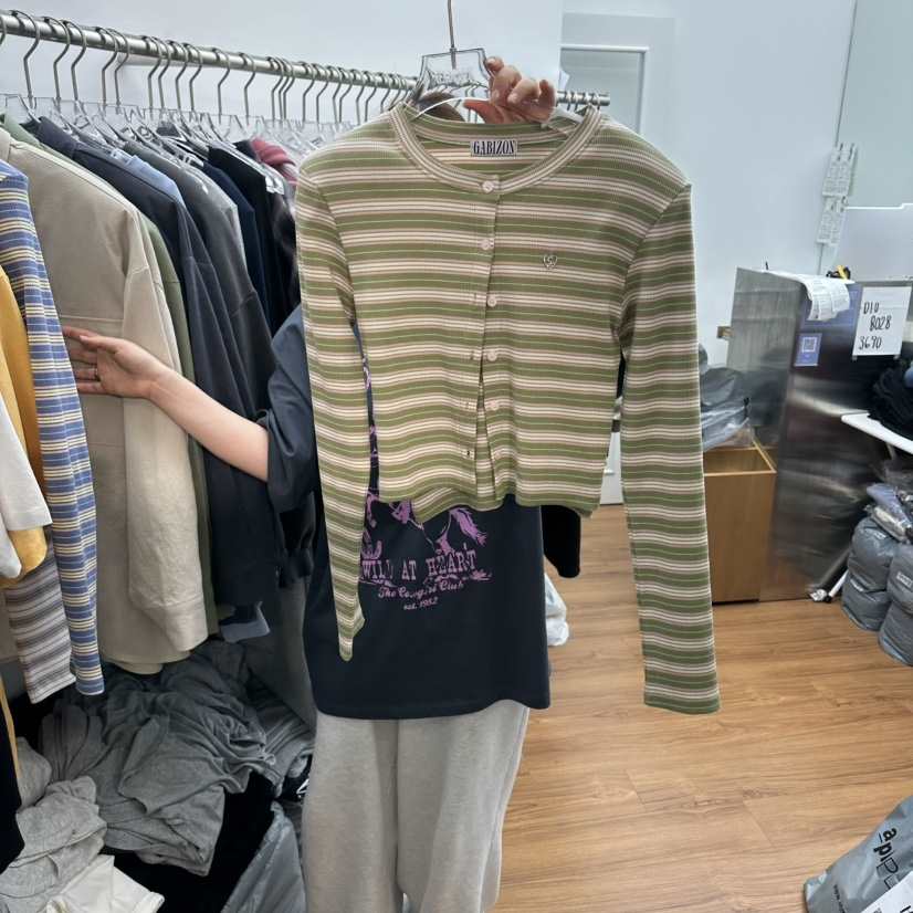GABIZON韓國直郵女裝新款26春夏推薦時尚職業針織衫套裝開衫GABIZON針織衫