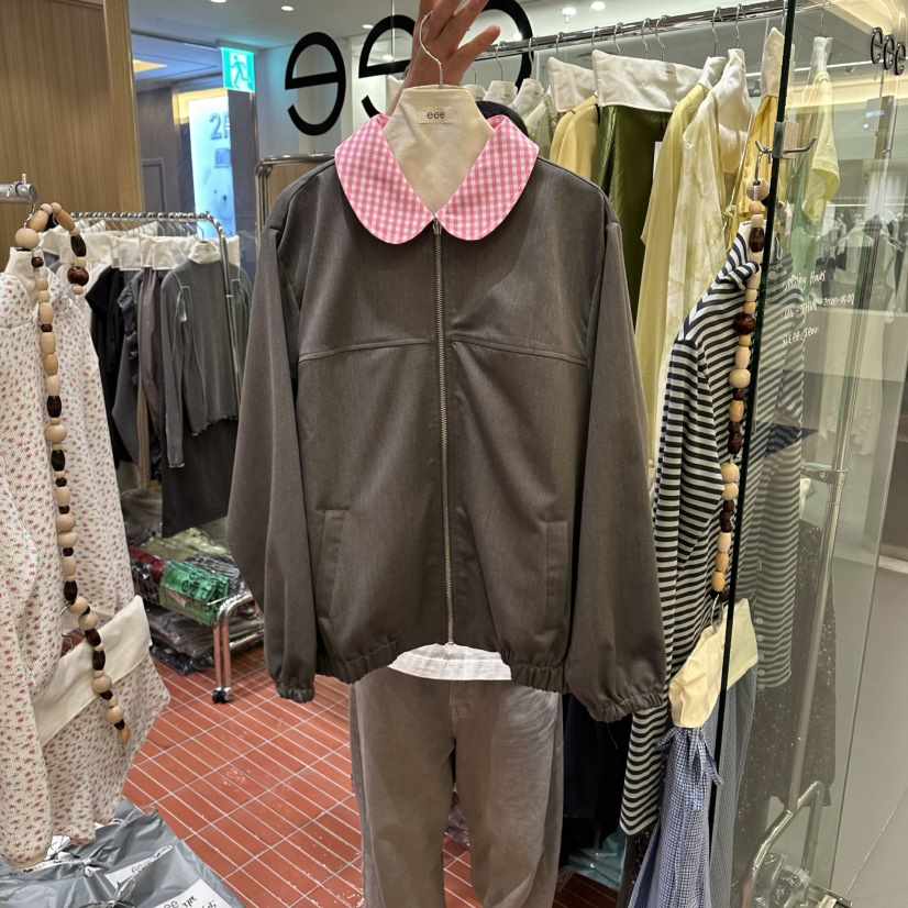 E/E/E東大門直郵女裝新款真品職業推薦26春夏人氣休閑夾克E/E/E夾克