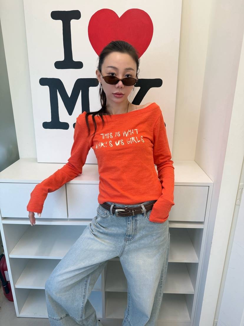 LUMIPLE東大門實拍女裝新款推薦職業時尚休閑人氣長袖T恤LUMIPLE長袖T恤