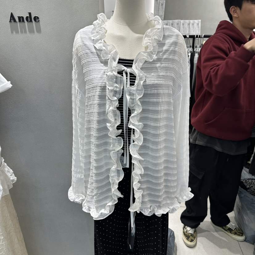 ANDE東大門直郵女裝新款26春夏時尚人氣職業推薦襯衫蕾絲衫Ande襯衫/蕾絲衫