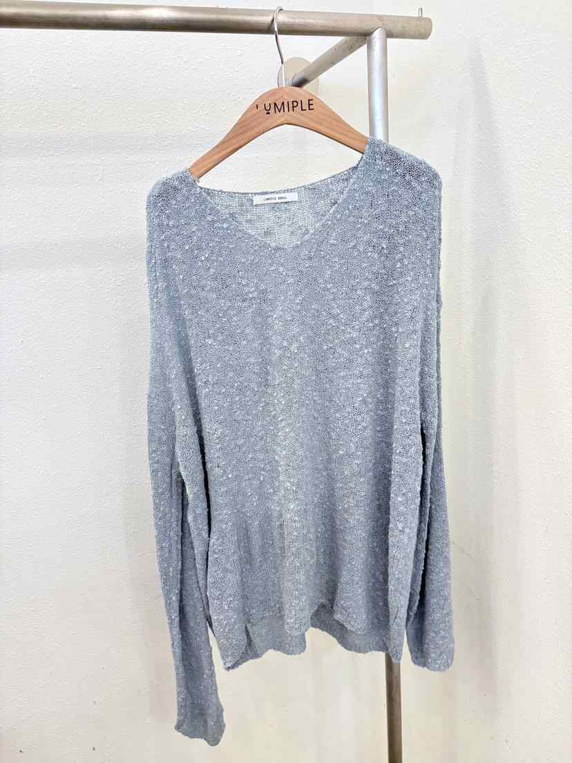 LUMIPLE韓國代購女士新品休閑26春夏真品熱賣針織衫毛圈羊毛LUMIPLE針織衫