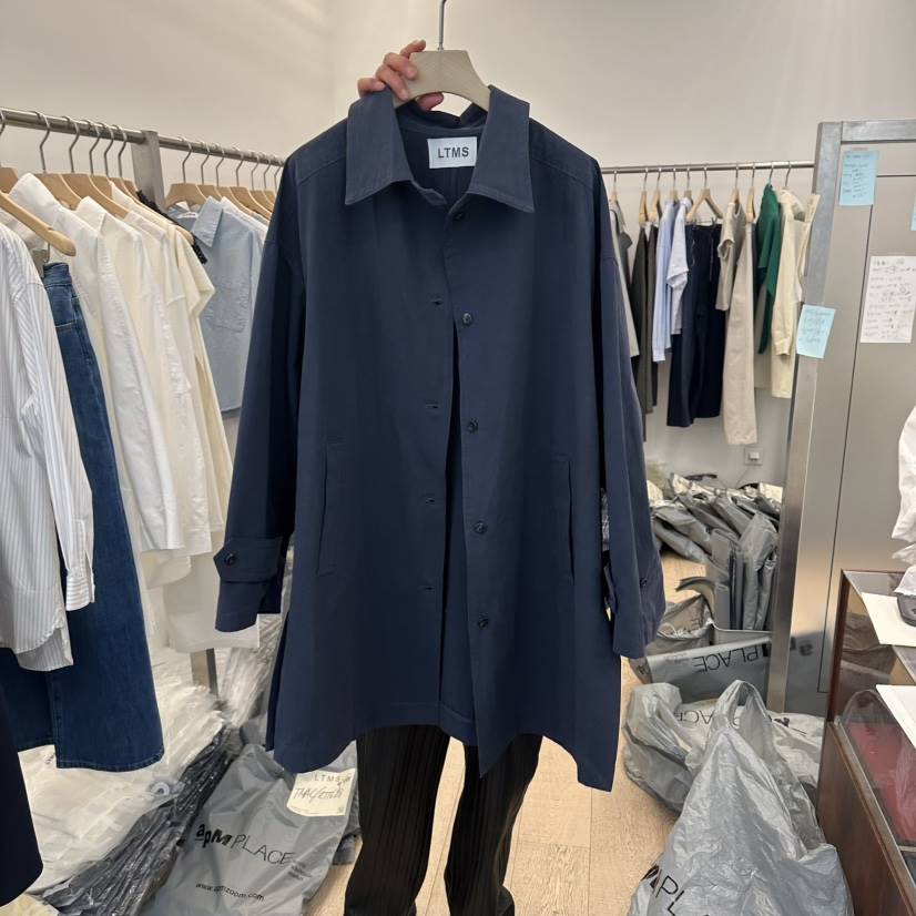 LTMS韓國直郵女裝新款推薦人氣休閑26春夏熱賣職業長款風衣LTMS長款風衣