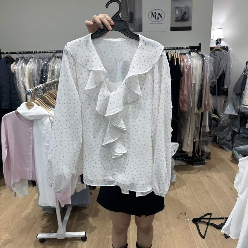 M.G.N韓國直郵女裝新款熱賣推薦休閑職業真品襯衫蕾絲衫MAGNET襯衫/蕾絲衫