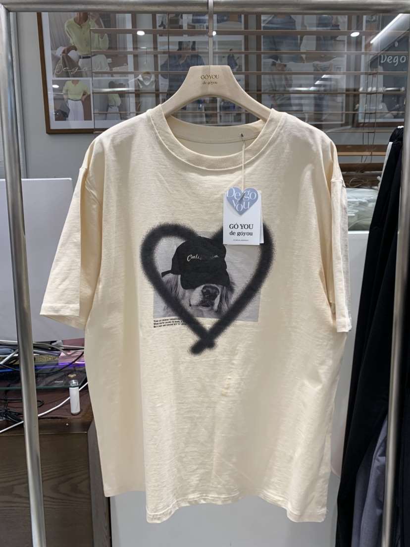 DE GO YOU韓國代購女裝新款真品人氣職業時尚26春夏T恤DE GO YOUT恤