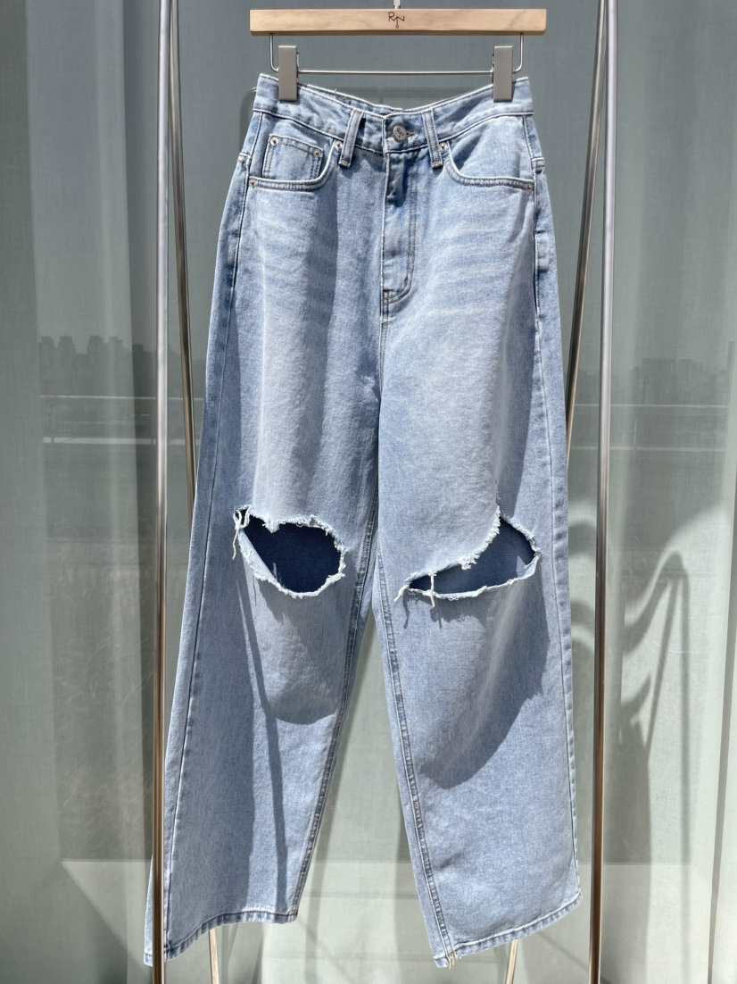 REIZ東大門代購女士新款時尚休閑人氣推薦熱賣真品牛仔褲REIZ牛仔褲