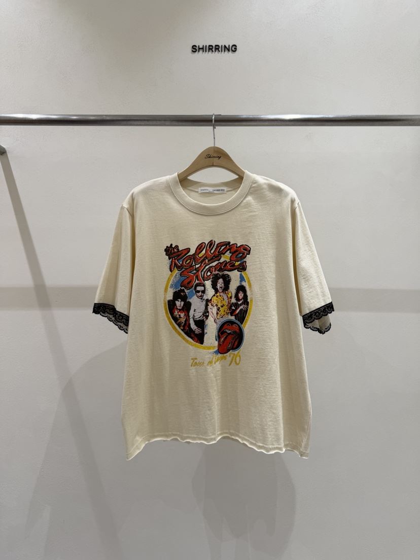 SHIRRING東大門實拍女裝新款休閑職業熱賣推薦人氣26春夏T恤SHIRRINGT恤