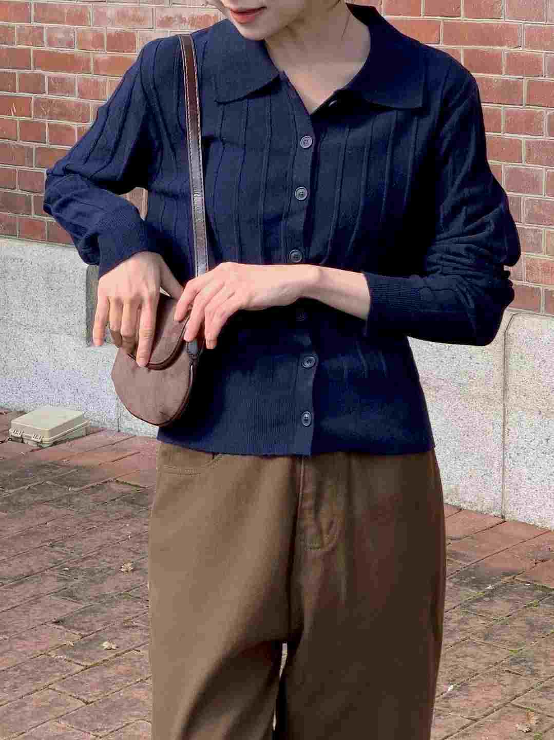 EPI JEAN-T韓國代購女士新款推薦真品職業熱賣針織衫羅紋EPI JEAN-T針織衫