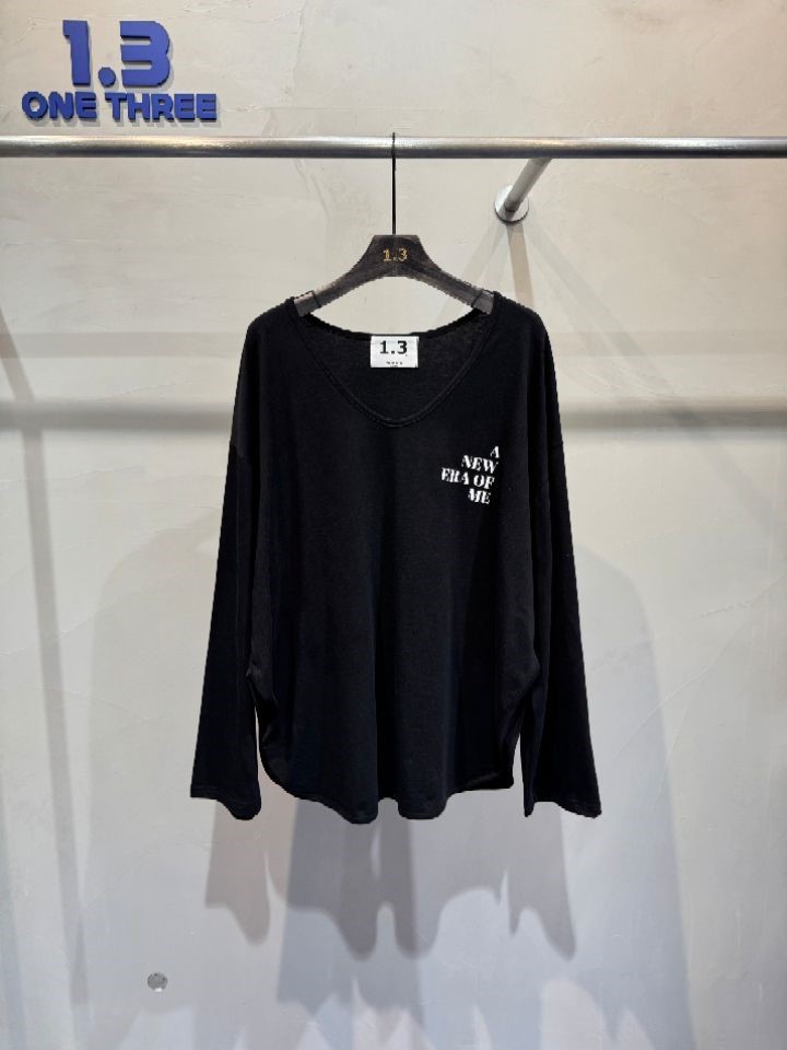 1.3東大門實拍女裝新款職業人氣時尚26春夏真品休閑長袖T恤1.3長袖T恤