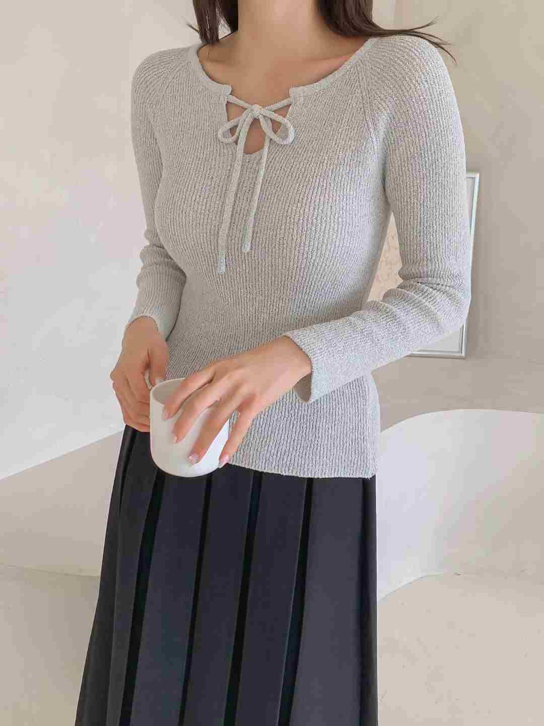 EPI JEAN-T東大門實拍女裝新款時尚推薦職業休閑針織衫EPI JEAN-T針織衫