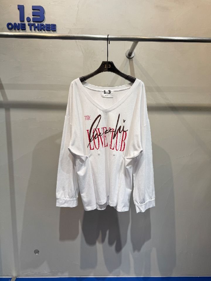 1.3東大門直郵女裝新品休閑人氣時尚職業熱賣26春夏長袖T恤1.3長袖T恤