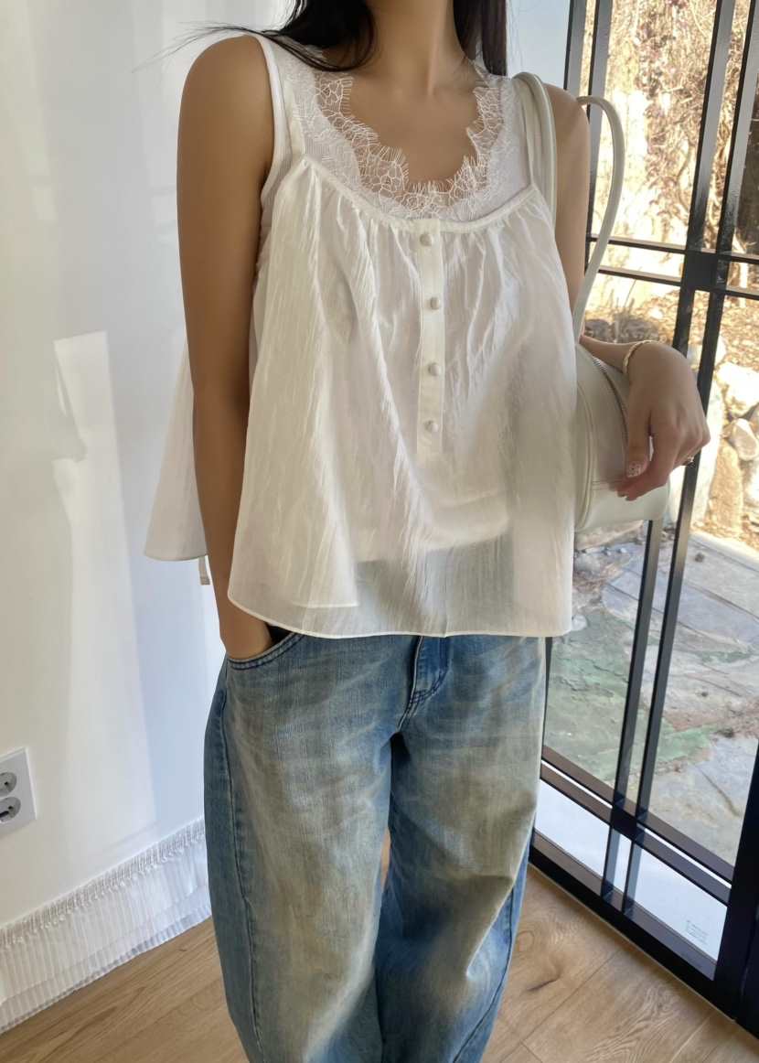 OUPPT韓國代購女士新款熱賣時尚休閑人氣真品推薦吊帶背心OUPPT吊帶/背心