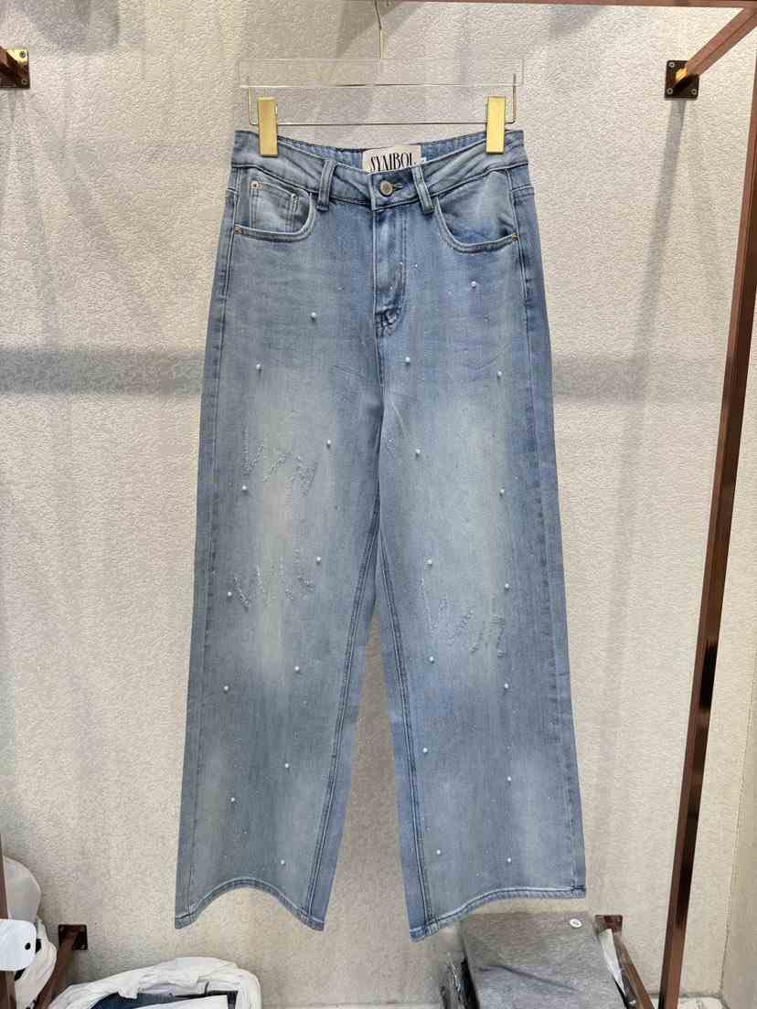 SYMBOL東大門代購女裝新款職業熱賣休閑推薦時尚人氣牛仔褲SYMBOL牛仔褲