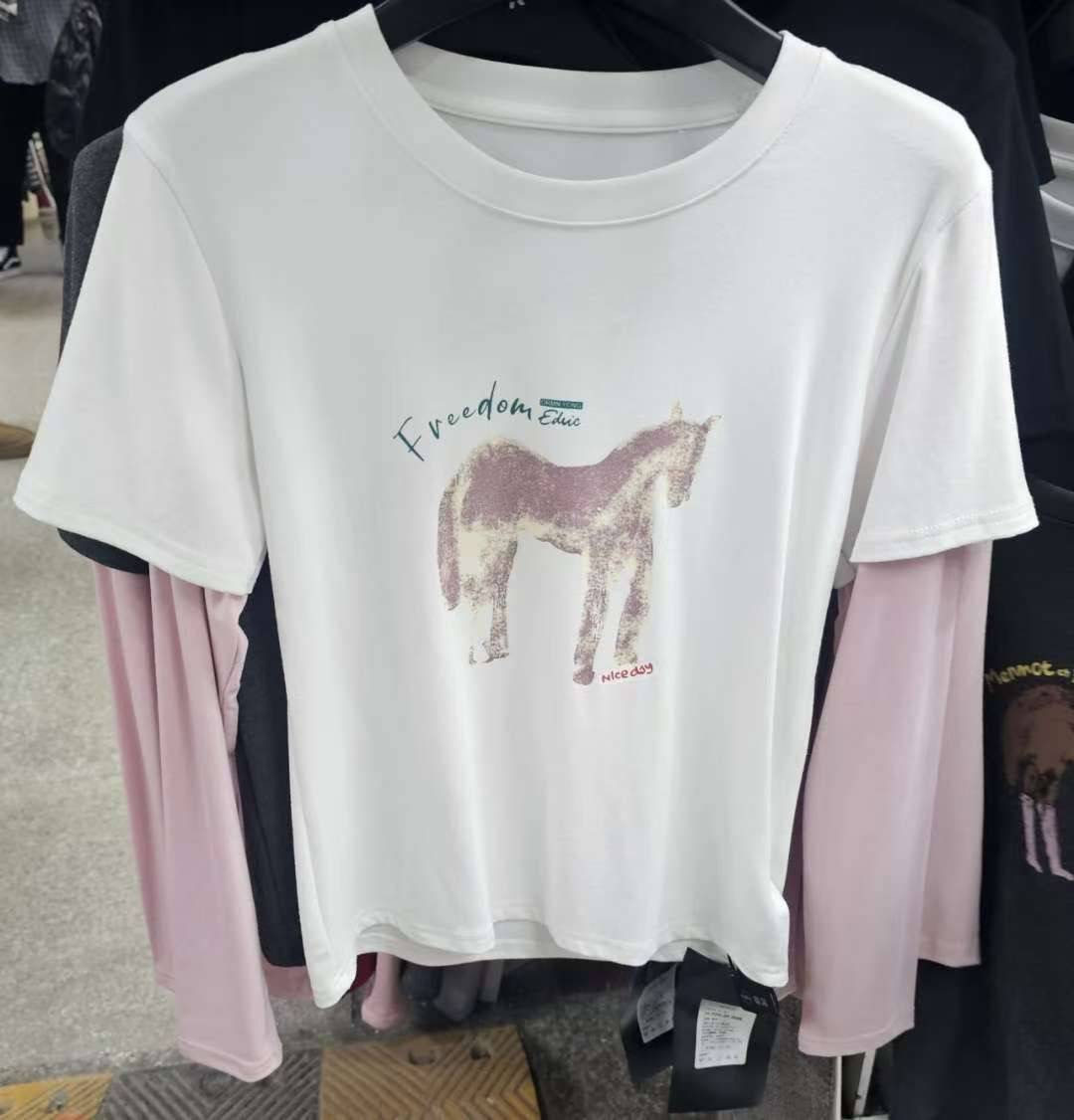 MARCIA-마샤-OT韓國東大門直郵女裝新款休閑推薦長袖T恤MARCIA長袖T恤