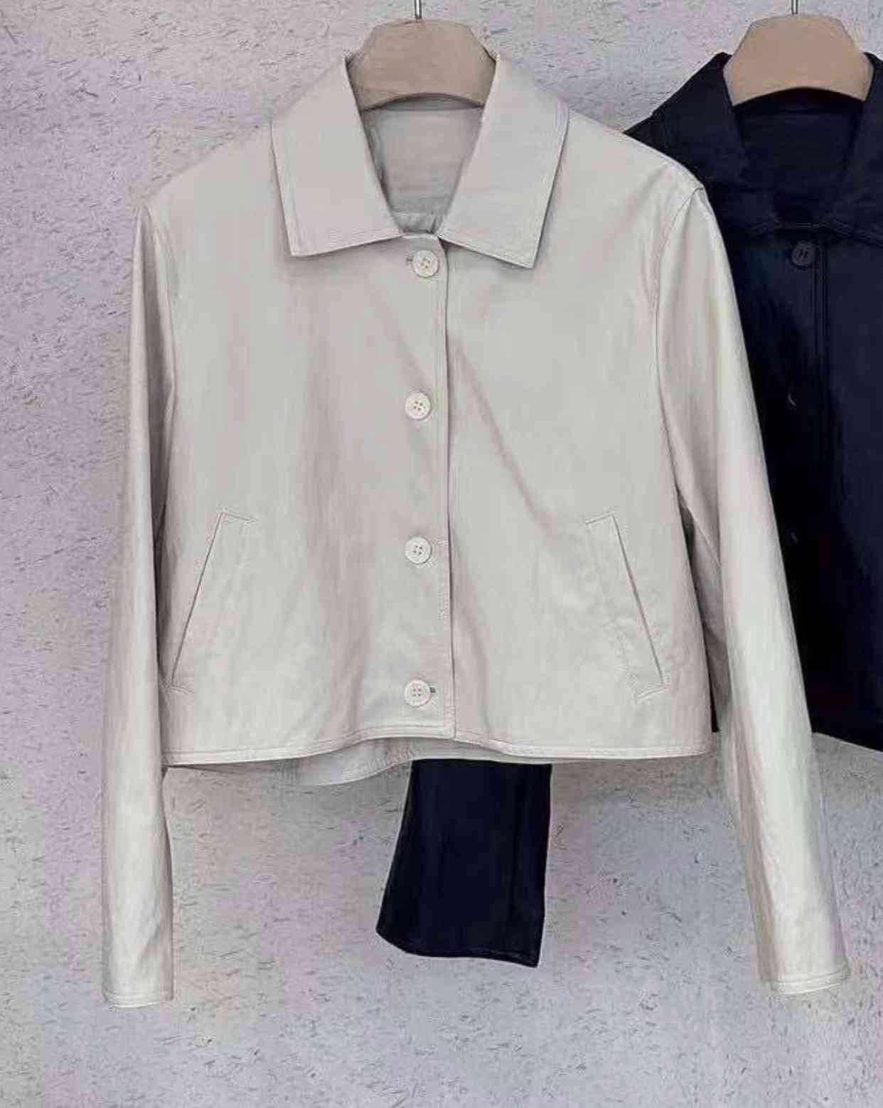 MARCIA-마샤-OT韓國代購女裝新品休閑人氣熱賣夾克皮革MARCIA夾克