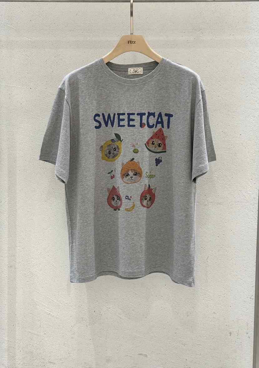 FIZZ韓國代購女裝新品熱賣推薦人氣休閑時尚職業26春夏T恤FIZZT恤