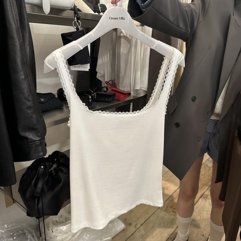 CREAM VILLA韓國東大門代購女裝新品26春夏吊帶背心CREAMVILLA吊帶/背心