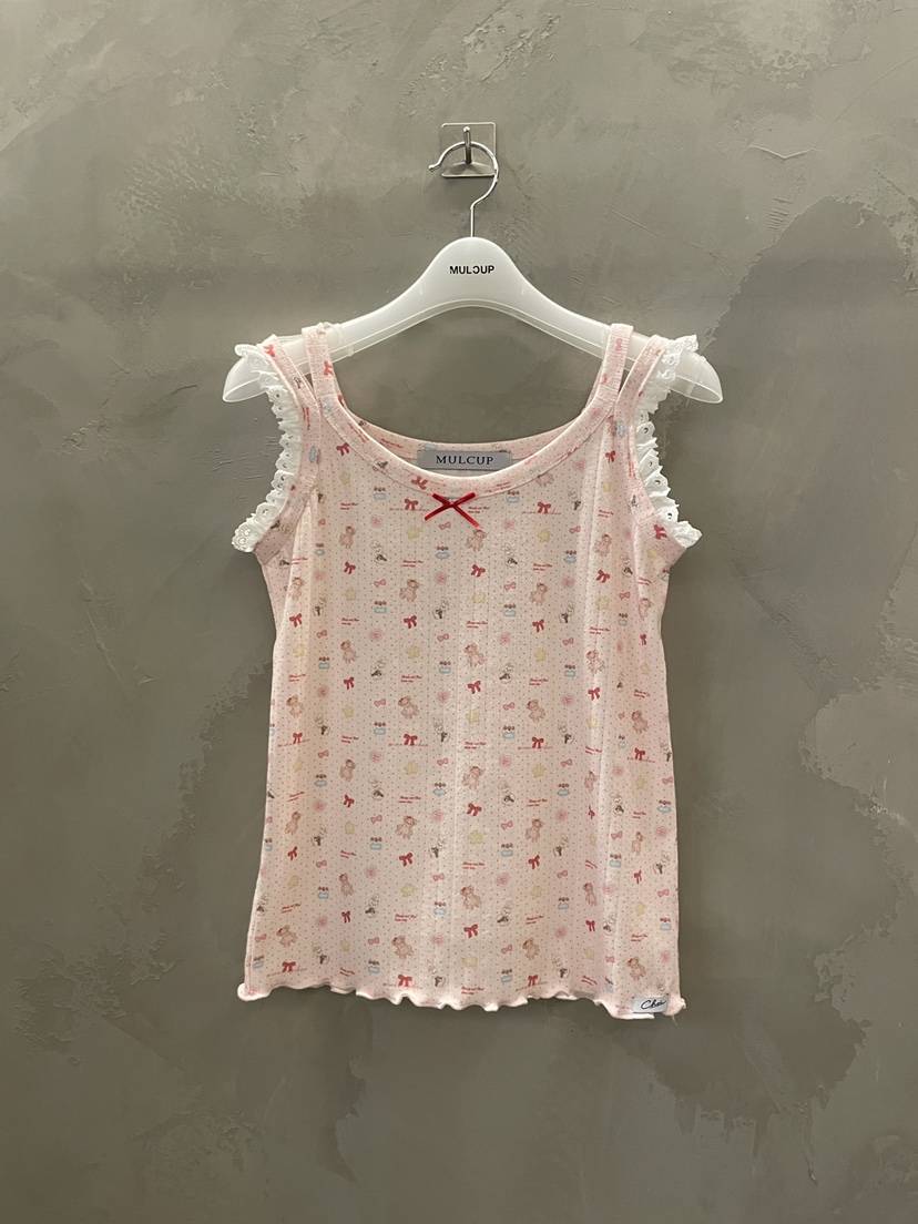 MULCUP韓國直郵實拍女裝新款職業休閑熱賣26春夏吊帶背心MULCUP吊帶/背心