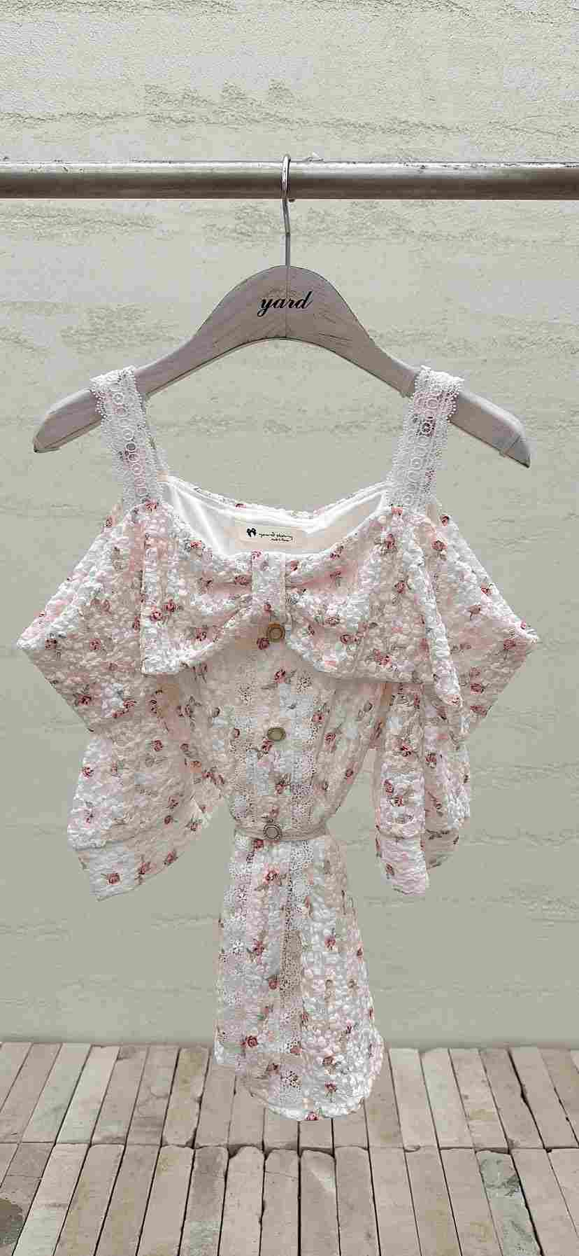 YARD韓國直郵女裝新款休閑職業熱賣時尚26春夏襯衫蕾絲衫YARD襯衫/蕾絲衫