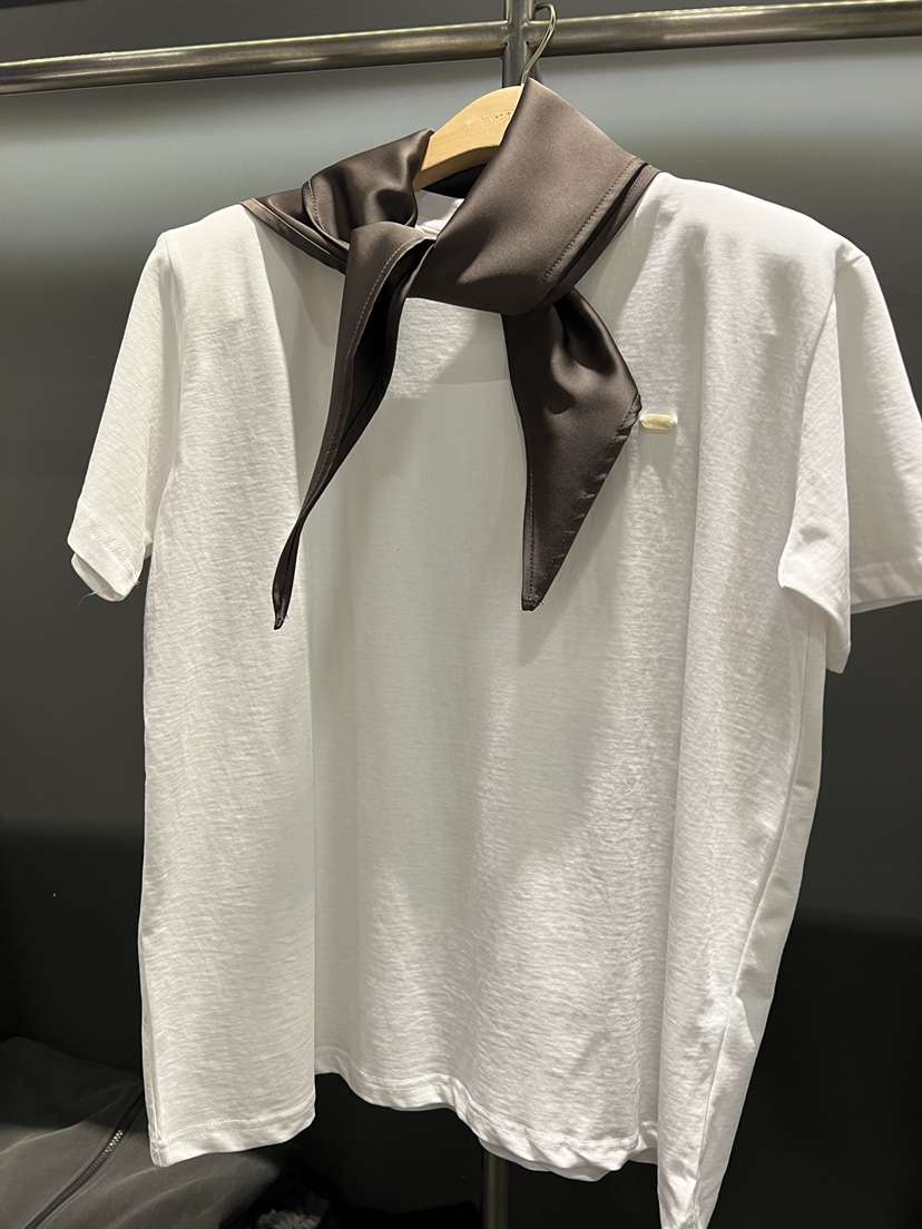 EL BOSQUE韓國東大門代購女士新款26春夏職業T恤不含圍巾EL BOSQUET恤