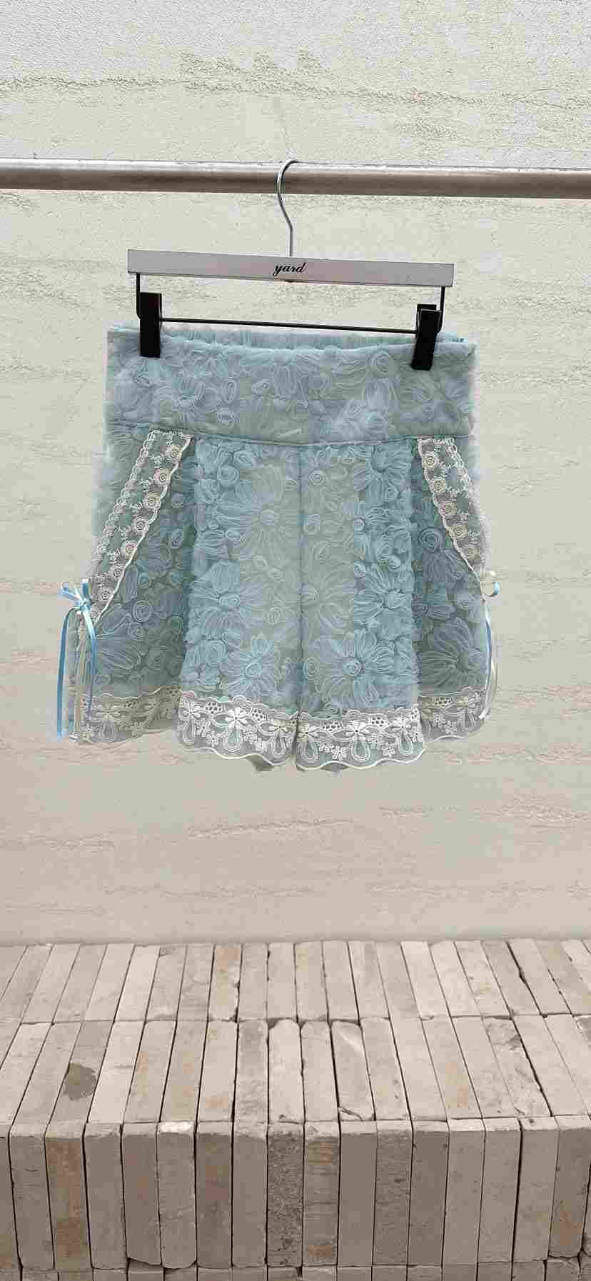 YARD韓國直郵實拍女士新品時尚職業人氣26春夏熱賣短褲刺繡YARD短褲
