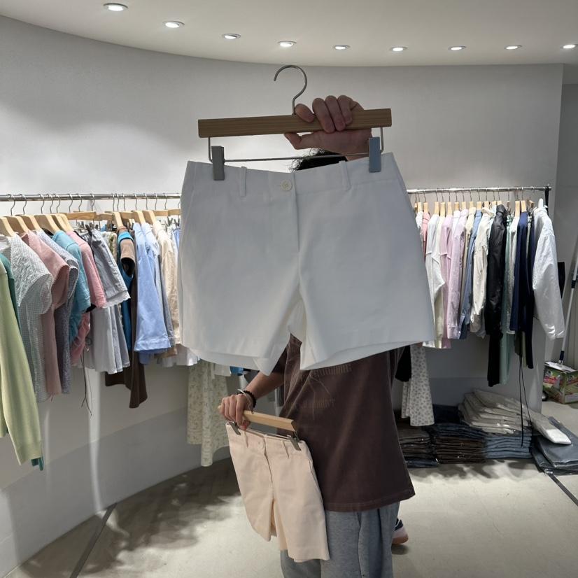 ROOM K-P韓國東大門直郵女裝新款26春夏休閑推薦職業短褲roomk短褲