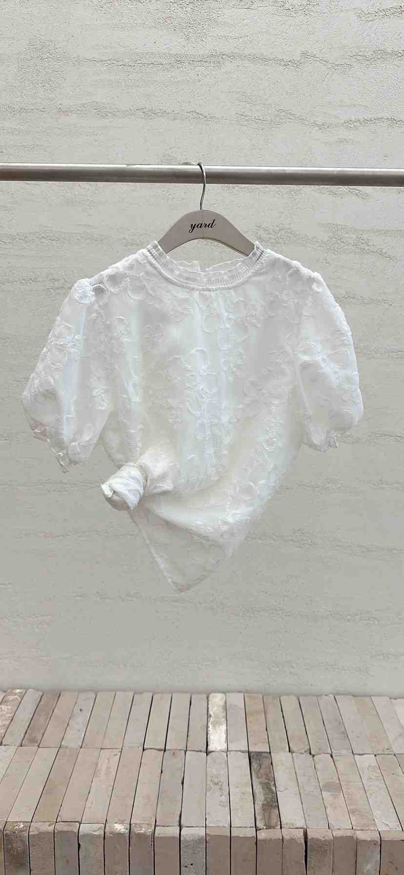 YARD韓國直郵女裝新款熱賣人氣時尚推薦職業襯衫蕾絲衫刺繡YARD襯衫/蕾絲衫