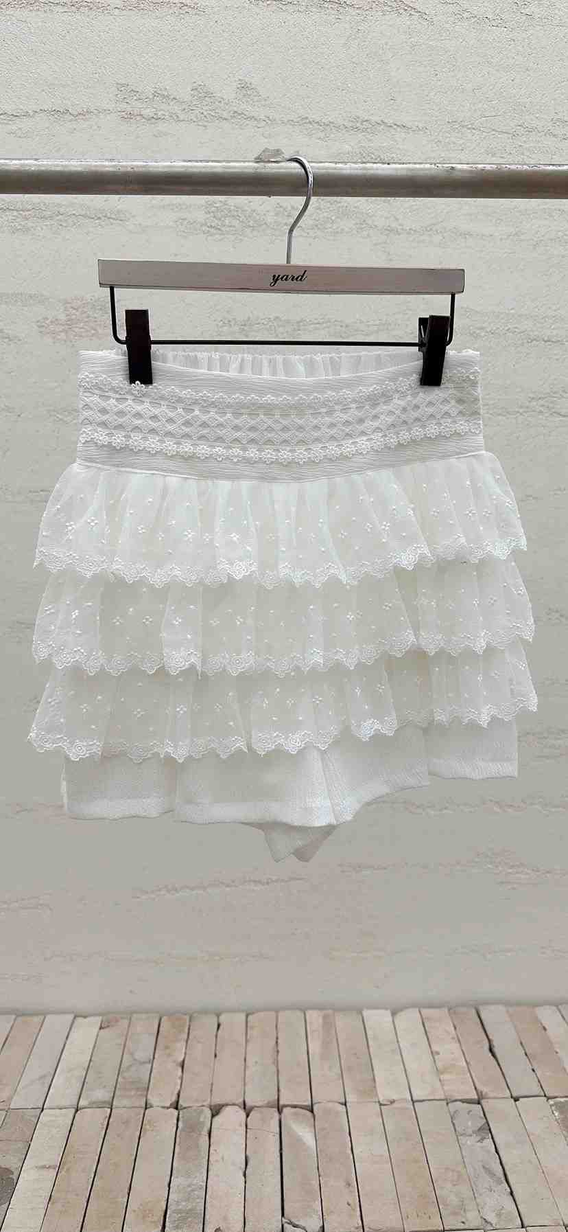 YARD韓國直郵女裝新品人氣時尚職業休閑熱賣推薦短褲刺繡YARD短褲