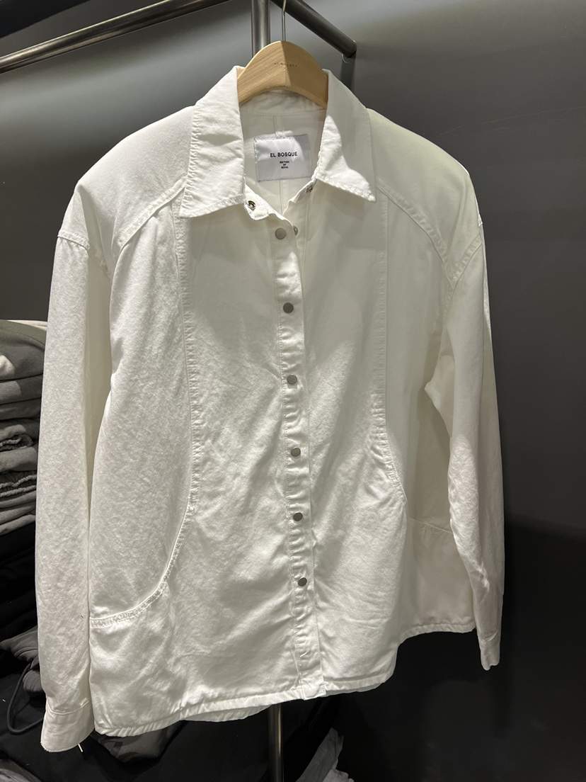 EL BOSQUE韓國東大門代購女裝新品時尚推薦襯衫蕾絲衫口袋EL BOSQUE襯衫/蕾絲衫