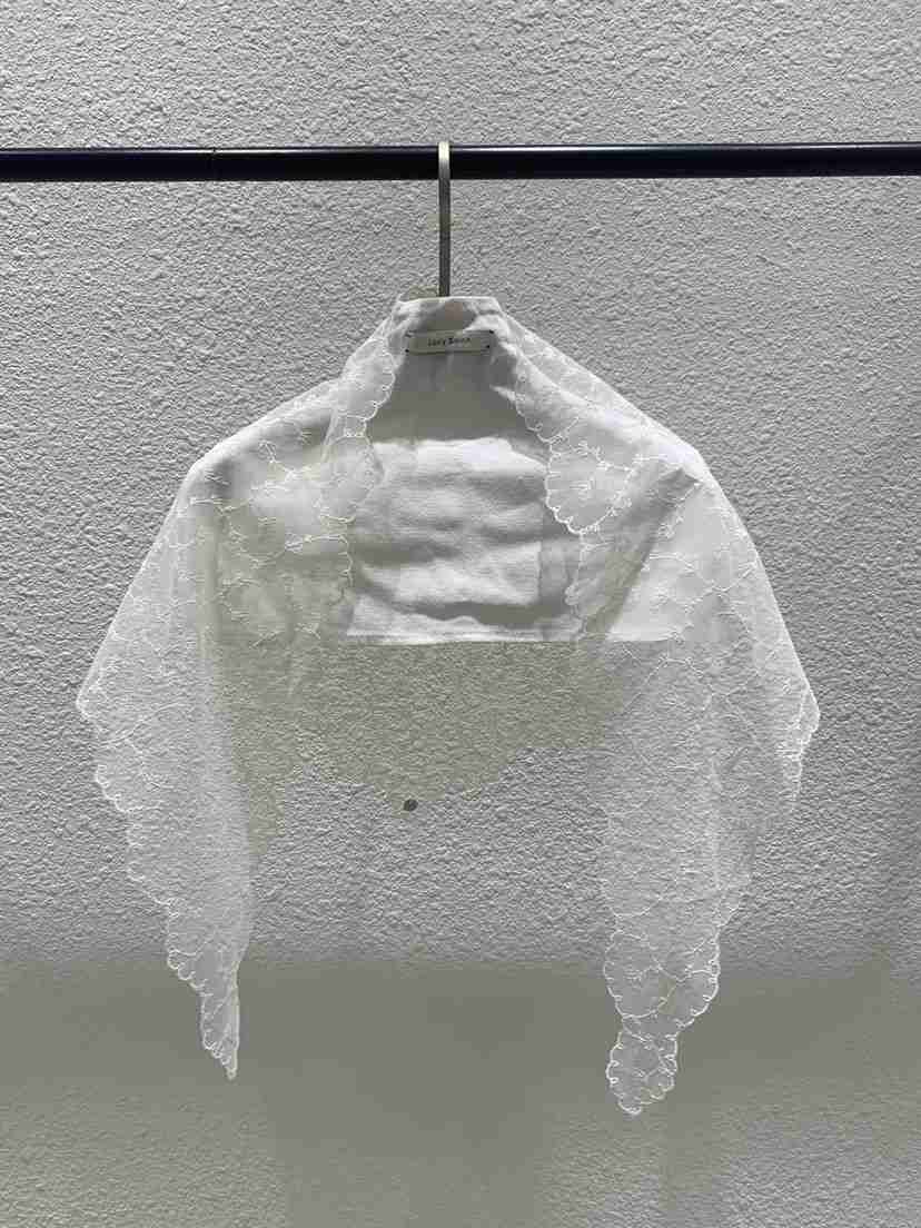 LUCY SALON韓國直郵實拍女裝新款熱賣休閑圍巾披肩蕾絲圍巾LUCY SALON圍巾/披肩