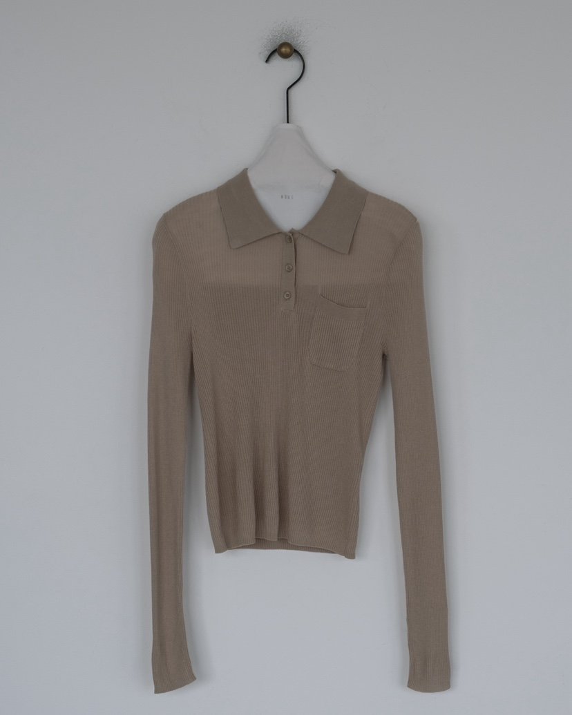 HONG-P韓國直郵女士新款推薦休閑職業時尚26春夏針織衫羅紋HONG-P針織衫