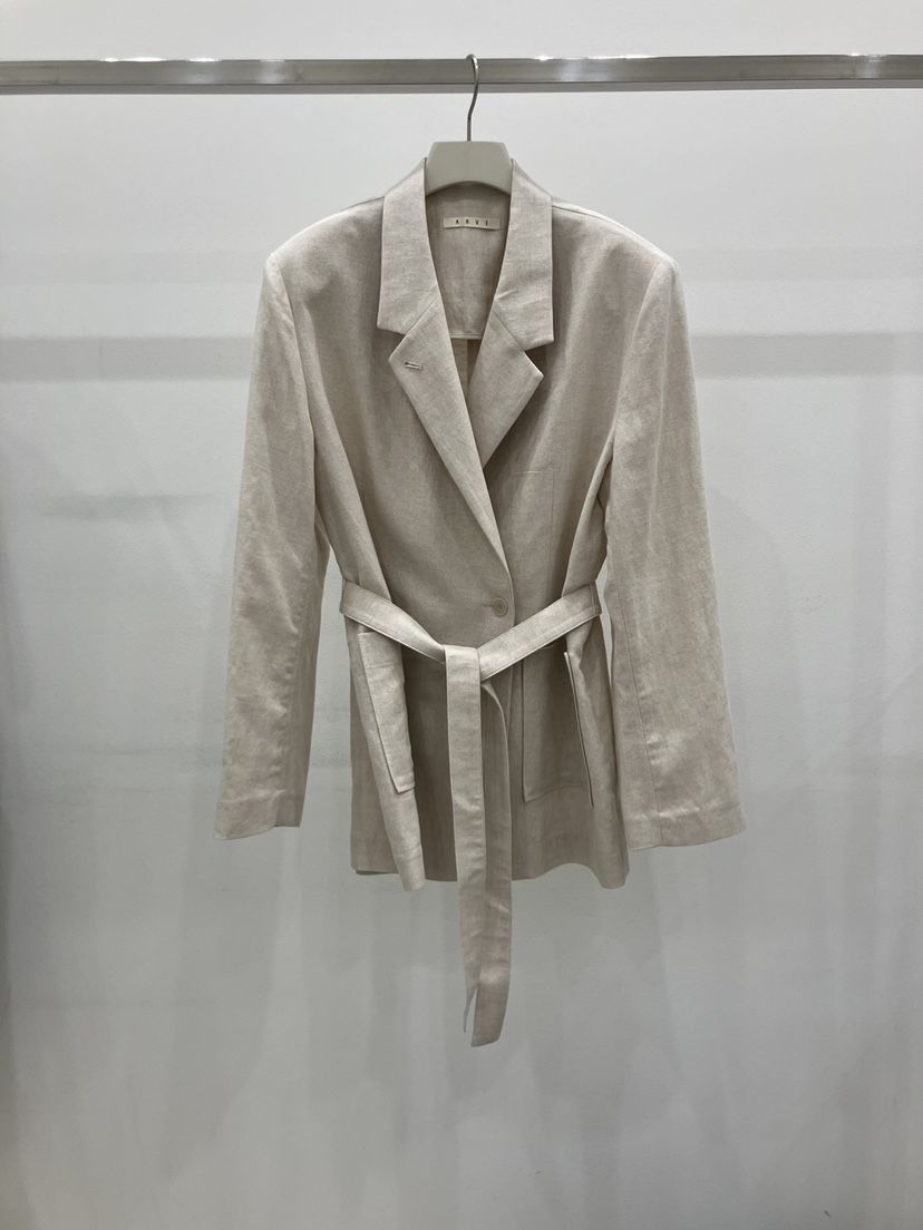 ARVE韓國東大門直郵女士新款時尚人氣推薦休閑夾克含腰帶ARVE夾克