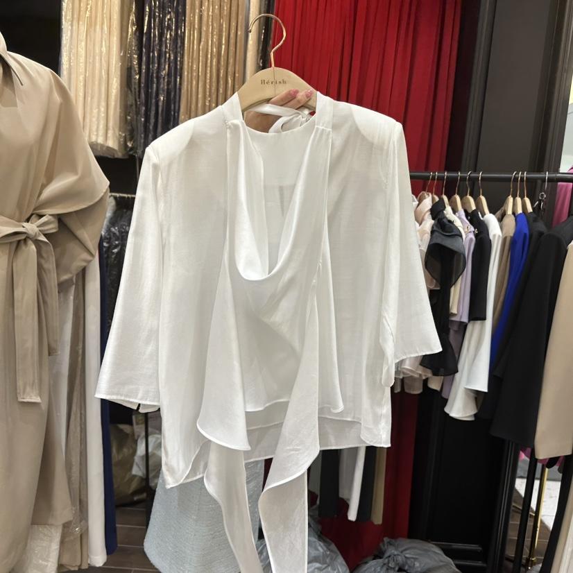 HERISH-HAUTE韓國代購女裝新款職業休閑人氣熱賣襯衫蕾絲衫HERISH-HAUTE襯衫/蕾絲衫